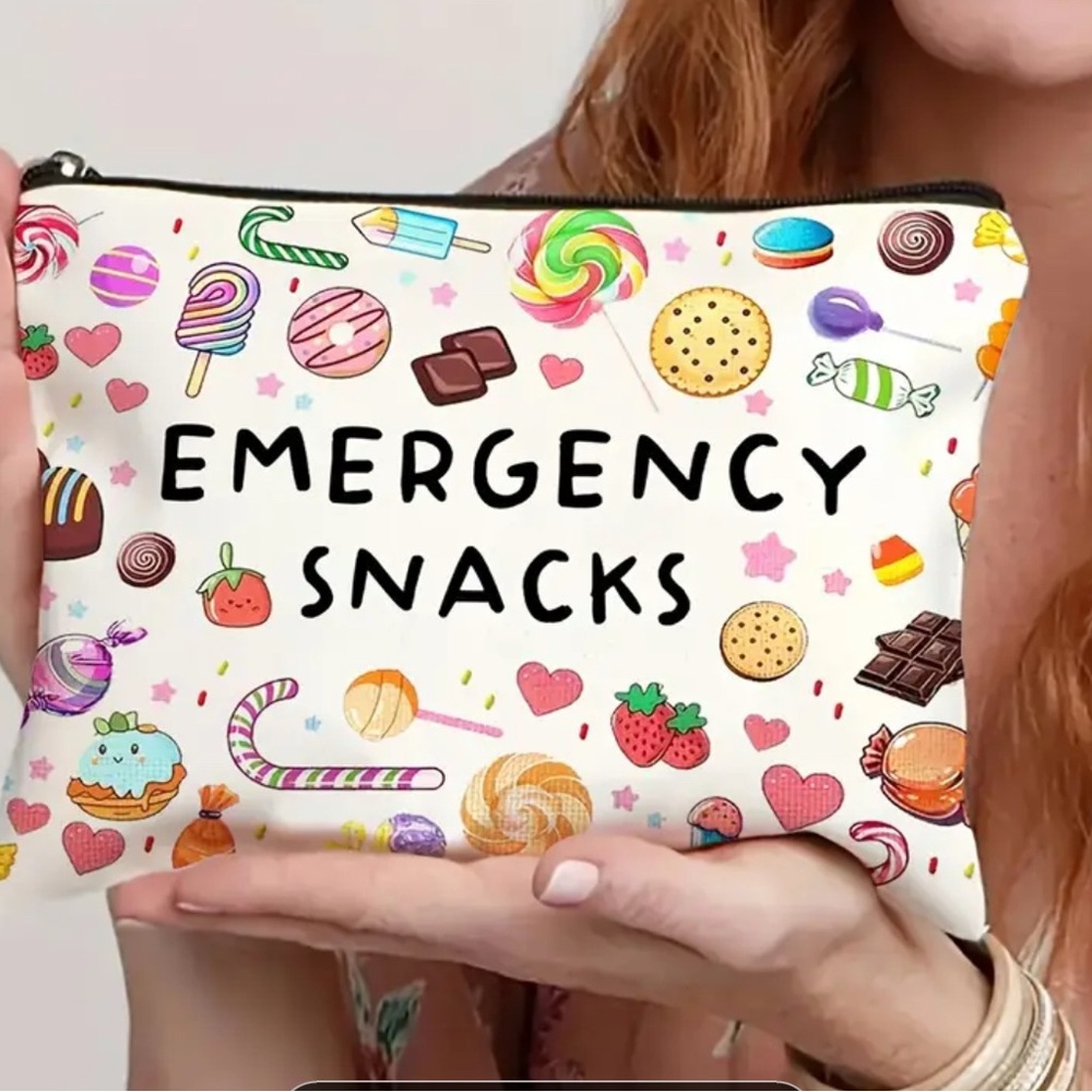 Colorful Snack-Themed Pouch